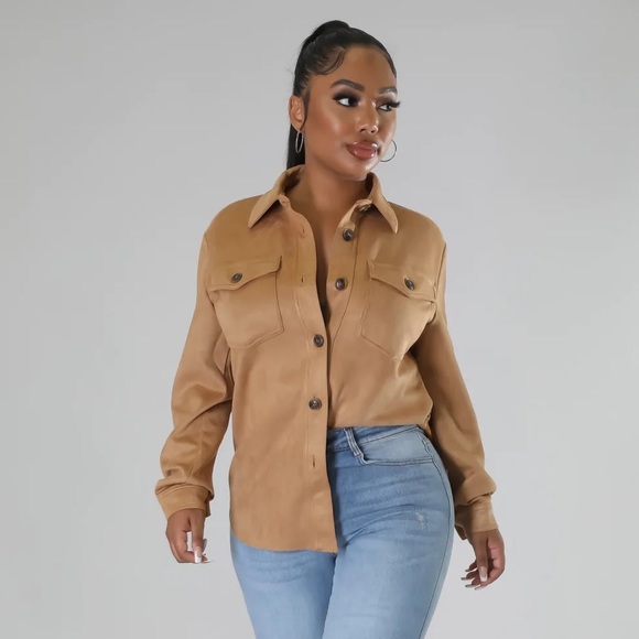 ✨NWT✨ Fall Button Down Shacket - Picture 4 of 4